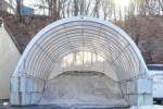 38'Wx80'Lx19'H wall mount quonset building